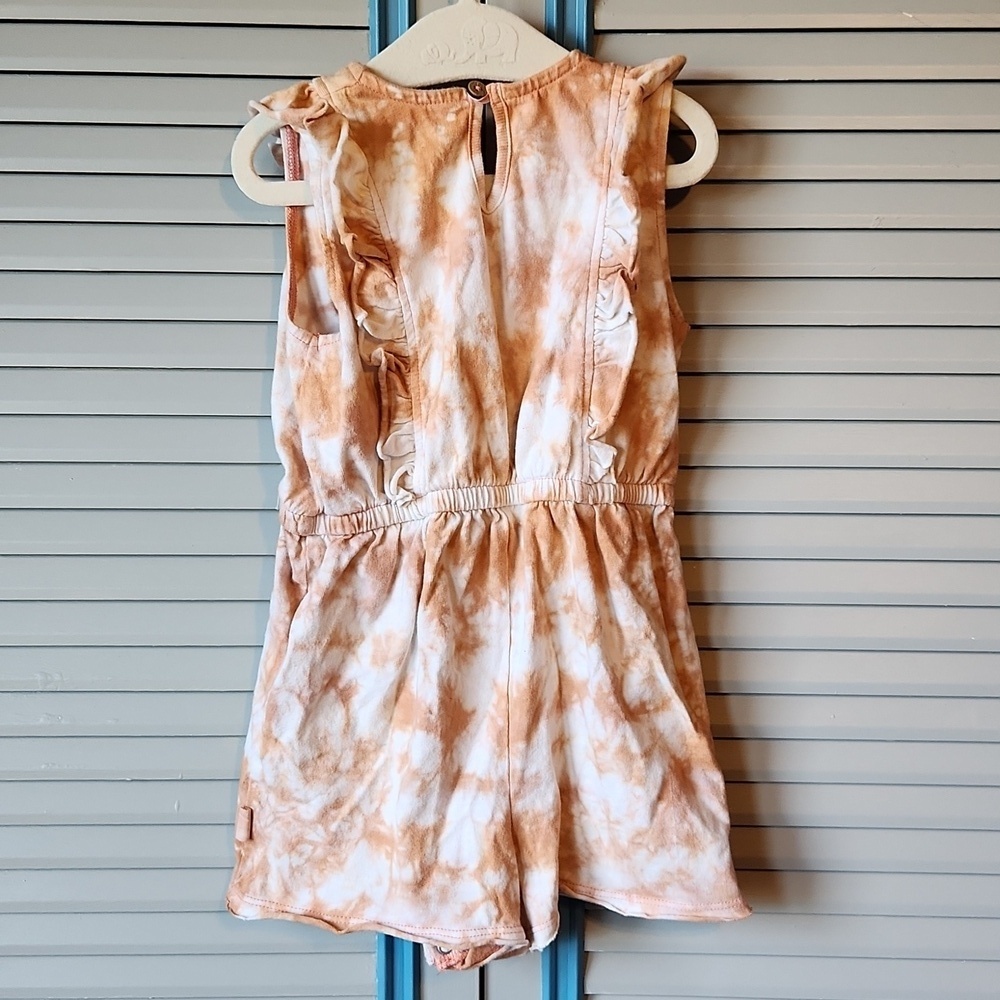 Burt’s Bees Baby Orange Tie-Dye Romper - Picture 8 of 12